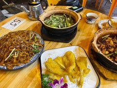 干炒牛河-天宝食坊·啫啫煲大排档(西华路店)