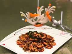 薄荷叶炒麻虾-长安莲花山庄-莲湖轩中餐厅