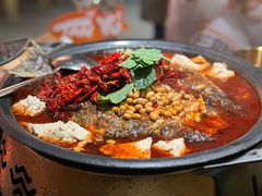 -探鱼·鲜青椒爽麻烤鱼(苏宁广场店)