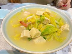 鲜虾白菜炖冻豆腐-渔娘渔家丹东海鲜(东直门店)