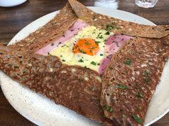 巴黎火腿鸡蛋芝士蘑菇可丽饼-RAC BAR(安福路店)