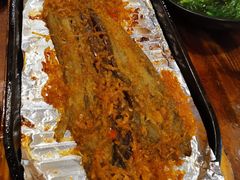 茄子-老东镇啤酒屋海鲜加工·蒸汽海鲜·海鲜烧烤(台东店)