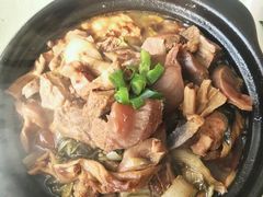 鸭肫腌菜花烧排骨-人全到南京本帮菜馆(云锦路店)