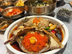 -草家酱蟹炭火烤肉店(珲春南路二店)