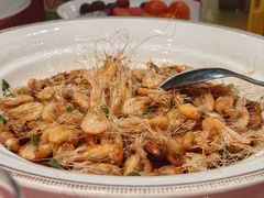 葱香油淋白虾-祝家花園(伯渎港店)