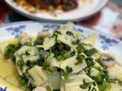 雪菜冬笋虾仁-得意楼蒸菜馆