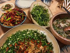 水豆鼔炒蓬蒿菜-山石榴·贵州菜(丰盛里店)