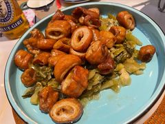 酸菜大肠-先记烧鹅王·本地粤菜(福永店)