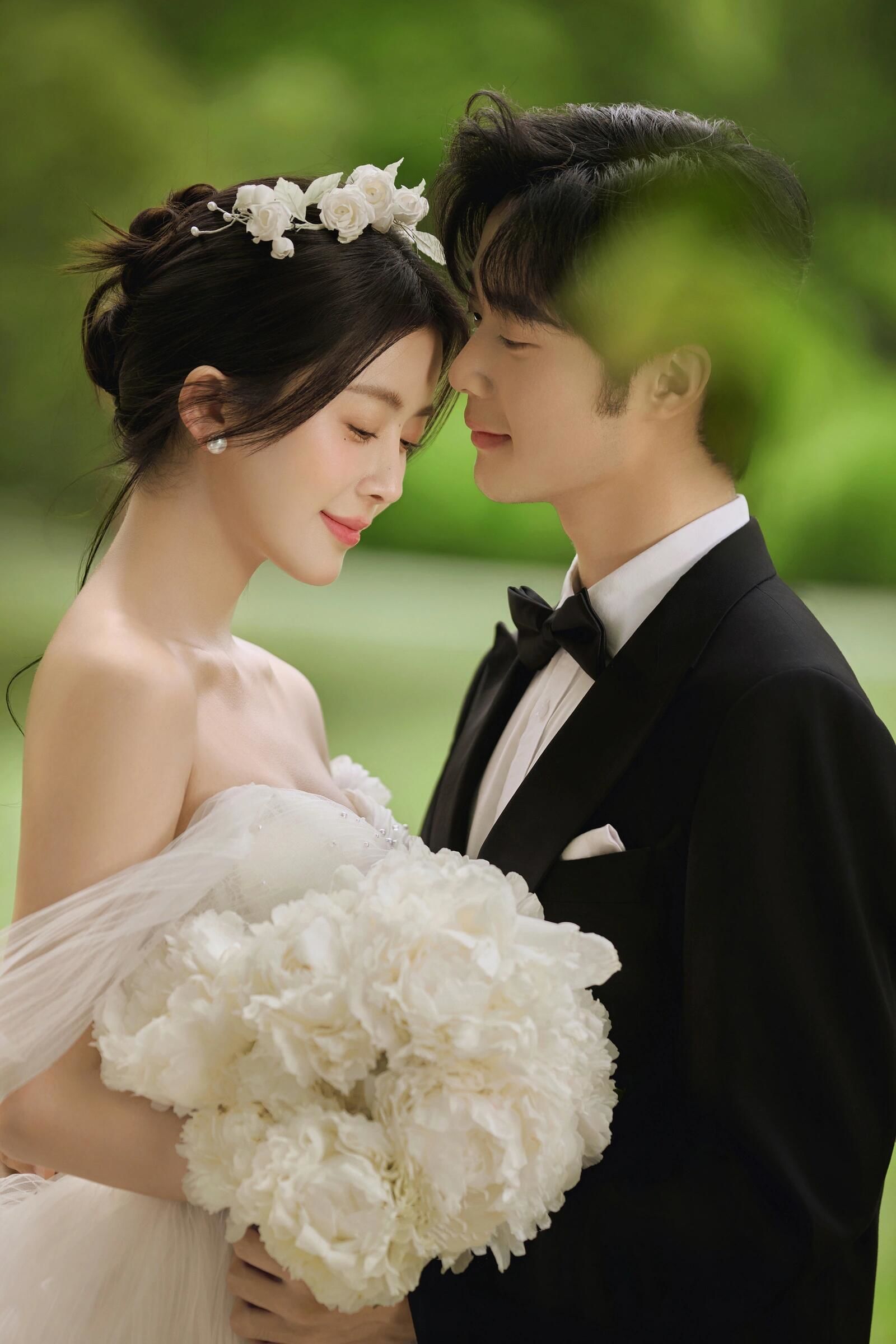 怦然心动💗超有feel的森系草坪婚纱照
