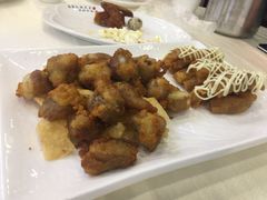 酿炸面拼蒜香骨-清心鸡沙田乳鸽店·非遗传承(粤垦路店)