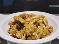 干锅有机花菜-千百味红餐厅·江西菜(绿地双子塔店)