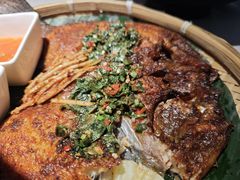 傣家香茅草烤罗非鱼-云腾食府·云南菜