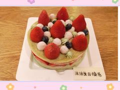 草莓抹茶千层蛋糕-36cake生日蛋糕·下午茶(南山店)