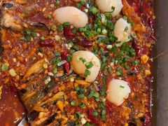 荔枝香辣-鱼酷活鱼烤鱼(南京水游城店)