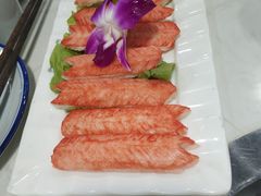 北海道蟹肉棒-港迹·鲜围煮海鲜火锅(湖州时代广场店)