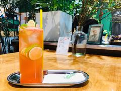 红西柚柑橘冰茶-花仓咖啡(祥安巷店)