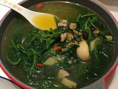 皮蛋肉丝煮桑芽-清晖小苑•顺德地方菜(壹海城店)