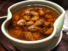 古越陈酿煮花螺-杭州西子湖四季酒店·金沙厅