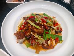 蒜苗炒湘西腊肉-凤凰湘语·海派湘菜(浦东旗舰店)