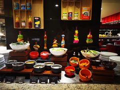 自助调料区-上海锦江汤臣洲际大酒店壹阶层