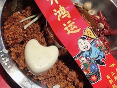 谭血鸭红锅底-谭鸭血老火锅(漳州路店)