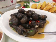 紫苏辣椒烧田螺-椿记烧鹅(叠彩店)