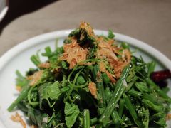 香酥虾皮丝瓜尖-小吊梨汤·北京菜·烤鸭(鸟巢店)