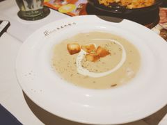 石斑鱼粒蘑菇忌廉汤-美森西餐厅(曙光大道店)