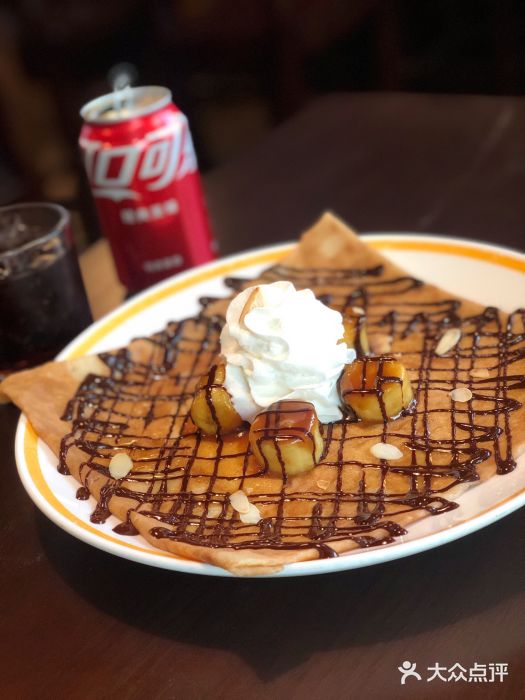 La Creperie法餐厅(桃江路店)自制巧克力酱香蕉可丽饼图片