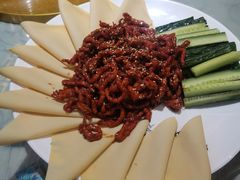京酱肉丝-天津乾毓德饭庄·清真传统炒菜·海鲜烧烤(咸阳路店)