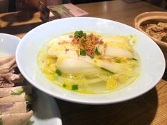 风味干贝蒸娃娃菜-杭百味·大众精选杭帮菜(西湖音乐喷泉店)