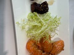 文火牛肉拼元宝虾-老洋房花园饭店(绍兴路店)