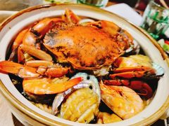 手抓海鲜黄咖喱味-仓库南洋海鲜小排档(柳河路店)