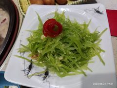 爽口莴苣丝-九府羊鲜羊火锅·烧烤(海那城店)