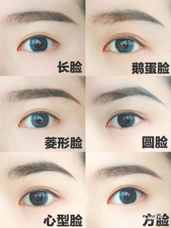 眉毛干货️保姆级6种脸型适合的眉毛教程 新手必备