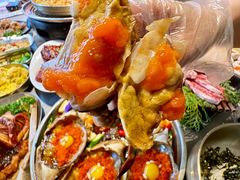 -草家酱蟹炭火烤肉店(珲春南路一店)