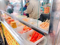 自助取餐区-萍姐炸串·大饼卷一切