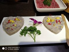 香草秘制鲜花虾滑-老诚一锅羊蝎子(黄寺大街店)