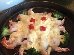 堂烹蒜蓉芝士虾-雀蓝川菜(奥体广场店)