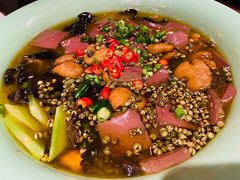 麻香鸭血肥肠-绿茶餐厅(蓝色港湾店)