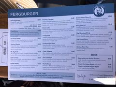 菜单-Fergburger(皇后镇店)