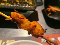 烤猪颈肉-烤匠麻辣烤鱼(青羊万达店)
