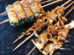 烤豆腐卷-聚点串吧·北京烧烤(赵登禹路店)