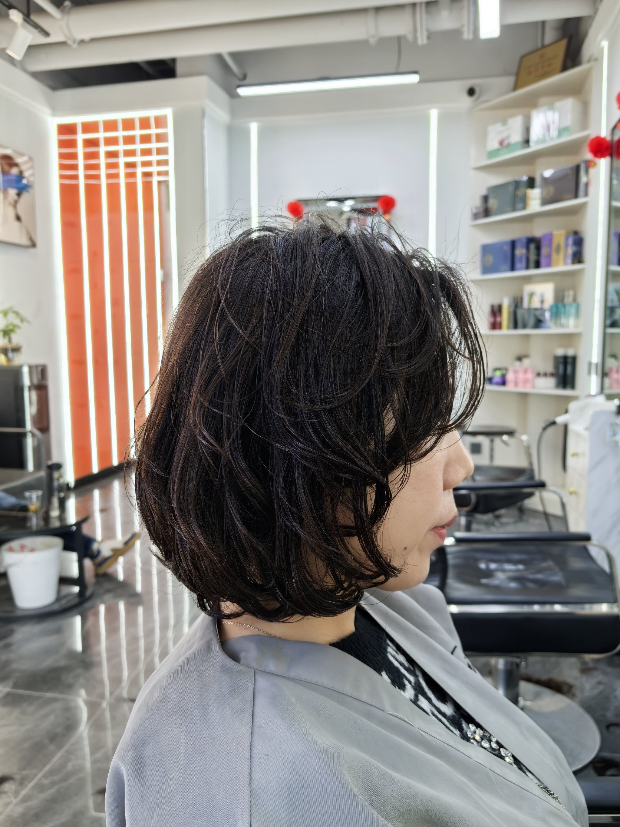 短发烫发#短卷发#浪漫卷发