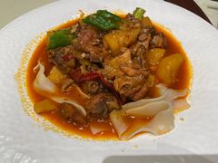 沙湾大盘鸡-西域盛宴烧烤新疆菜清真餐厅(古美店)