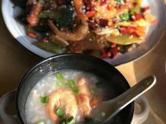 鲜虾蘑菇粥-床吧创意私房菜•Bistro