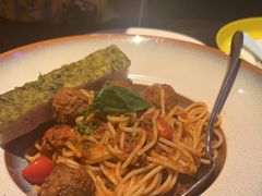 烩牛肉丸蘑菇意大利面-blue frog蓝蛙(长泰广场店)