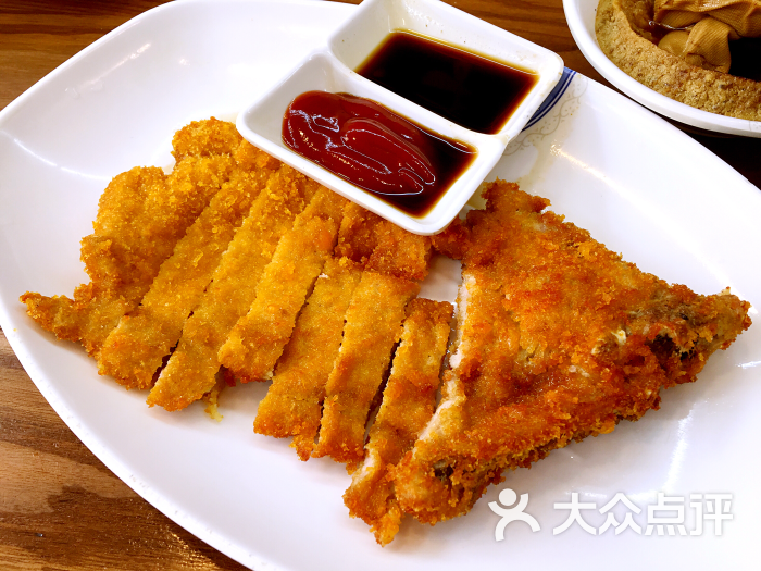 老上海名品大湯黃魚麵館(廣靈四路店)炸豬排圖片 - 第145張