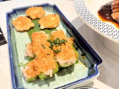 鱼饼拼酿尖椒-常来小聚·广州非遗传承餐厅(高德置地店)