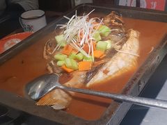 -探鱼·鲜青椒爽麻烤鱼(银泰城店)